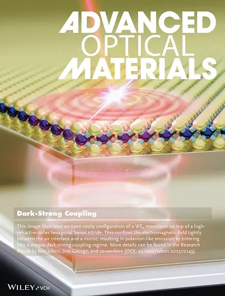 Advanced Optical Materials journal cover art