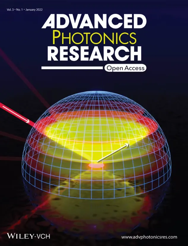 Advanced Photonics Research journal cover art