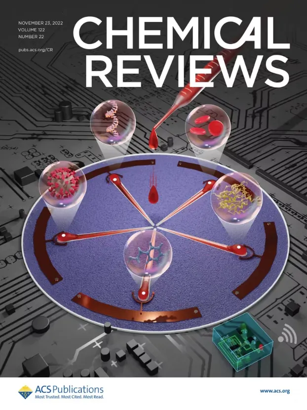 Chemical Reviews journal cover artwork