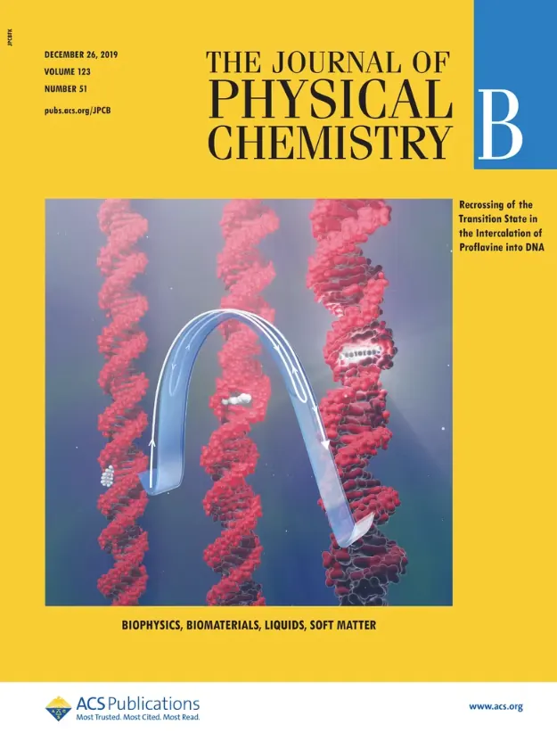 The Journal of Physical Chemistry journal cover art